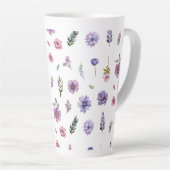 Frühlingsblumen Aquarellfarben Hütte-Kern-Set Milchtasse (Rechte Ecke)