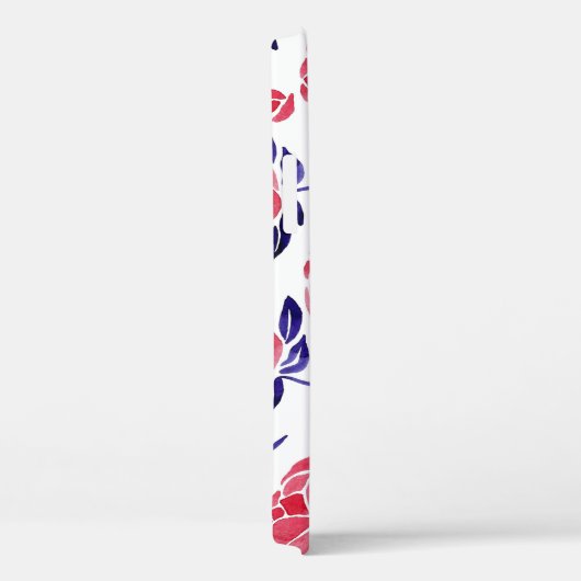 Frühlingsblumen, Aquarellmuster nahtlos. Case-Mate iPhone Hülle (Rückseite / Rechts)