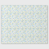 Frühlingsblumen-Arrangement Geschenkpapier (Flach)