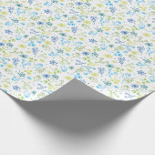 Frühlingsblumen-Arrangement Geschenkpapier (Ecke)