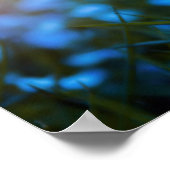 Frühlingsblumen auf dem Feld Poster (Ecke)