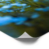 Frühlingsblumen auf dem Feld Poster (Ecke)