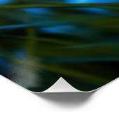 Frühlingsblumen auf dem Feld Poster (Ecke)