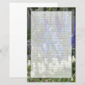 Frühlingsblumen auf einem Gartenweg, Georgien Briefpapier (Vorne/Hinten)