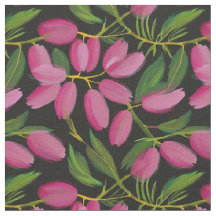 Frühlingsblumen auf schwarzem Hintergrund