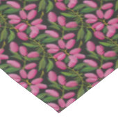 Frühlingsblumen auf schwarzem Hintergrund Tischdecke (Schrägansicht)