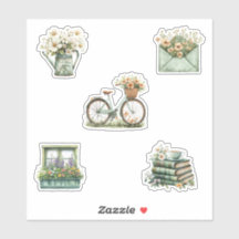 Frühlingsblumen-Aufkleber