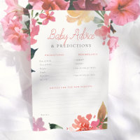 Frühlingsblumen | Baby Predictions & Advice Game