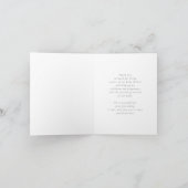 Frühlingsblumen | Baby Shower Danke (Innenseite)
