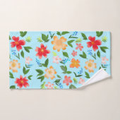 Frühlingsblumen Badhandtuch Set (Handtuch)