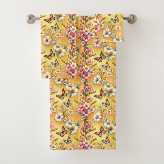 Frühlingsblumen  badhandtuch set (Insitu)