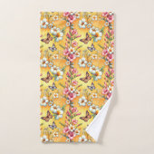 Frühlingsblumen  badhandtuch set (Handtuch)