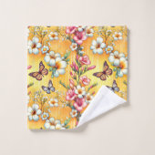 Frühlingsblumen  badhandtuch set (Waschlappen)