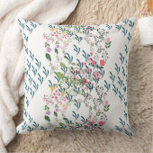Frühlingsblumen + Blatt Design Geschenk Kissen (Decke)