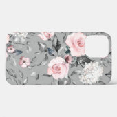 Frühlingsblumen Blätter Handgezeichnet Case-Mate iPhone Hülle (Rückseite (Horizontal))
