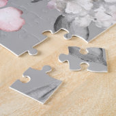 Frühlingsblumen Blätter Handgezeichnet Puzzle (Seite)