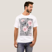 Frühlingsblumen Blätter Handgezeichnet T-Shirt (Vorne ganz)