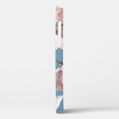 Frühlingsblumen, Blätter, nahtloses Design Case-Mate iPhone Hülle (Rückseite / Links)