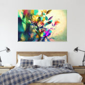 Frühlingsblumen, Blumen, Blume, Blume Art Leinwanddruck (Insitu (Schlafzimmer))