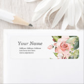 Frühlingsblumen Blumenkleber für Rücksendeadressen (Insitu)