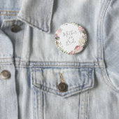 Frühlingsblumen Brautmutter-Anstecker Button (Beispiel)