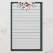 Frühlingsblumen, Briefpapier (Vorderseite)