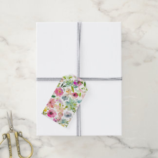 Frühlingsblumen Bunt Fröhlich Vielseitig Geschenkanhänger