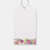 Frühlingsblumen Bunt Fröhlich Vielseitig Geschenkanhänger (Rückseite)
