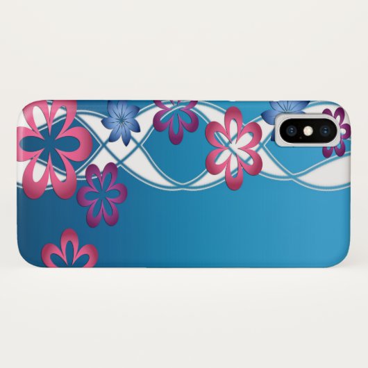 Frühlingsblumen Case-Mate iPhone Hülle (Rückseite (Horizontal))
