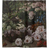 Frühlingsblumen - Claude Monet Duschvorhang (Vorderseite)