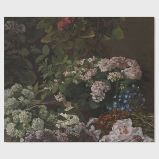 Frühlingsblumen - Claude Monet Geschenkpapier (Flach)