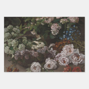 Frühlingsblumen - Claude Monet Geschenkpapier Set