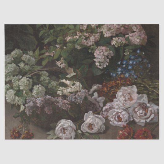 Frühlingsblumen - Claude Monet Seidenpapier (Vorderseite)