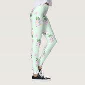 Frühlingsblumen Crocuses Leggings (Rechts)
