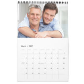 Frühlingsblumen Custom Foto Collage Gelb Kalender (Mär 2027)