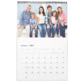 Frühlingsblumen Custom Foto Collage Gelb Kalender (Jan 2027)