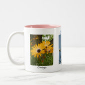 Frühlingsblumen Daisies Magnolia Crocuses Tasse (Links)