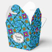 Frühlingsblumen Danke, dass Sie Gefallen Box Geschenkschachtel (Geöffnet)