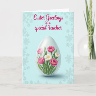 Frühlingsblumen Dankeskarte Karte