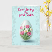 Frühlingsblumen Dankeskarte Karte (Gelbe Blume)
