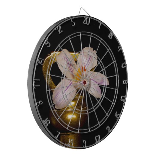 Frühlingsblumen Dartscheibe (Vorderseite Links)