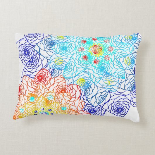 Frühlingsblumen Dekokissen (Rückseite)