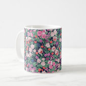 Frühlingsblumen Design. Nahtlose Blumenmuster. Pl Kaffeetasse (Vorderseite Links)