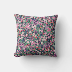 Frühlingsblumen Design. Nahtlose Blumenmuster. Pl Kissen