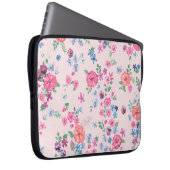 Frühlingsblumen Design. Nahtlose Blumenmuster. Pl Laptopschutzhülle (Vorne Rechts)