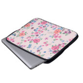 Frühlingsblumen Design. Nahtlose Blumenmuster. Pl Laptopschutzhülle (Vorne Knopf)
