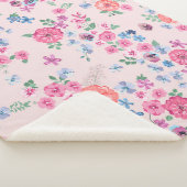 Frühlingsblumen Design. Nahtlose Blumenmuster. Pl Sherpadecke (3/4)