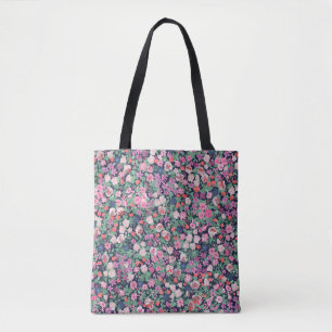 Frühlingsblumen Design. Nahtlose Blumenmuster. Pl Tasche