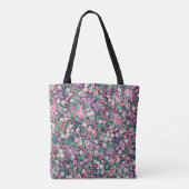 Frühlingsblumen Design. Nahtlose Blumenmuster. Pl Tasche (Rückseite)