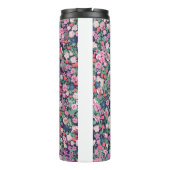 Frühlingsblumen Design. Nahtlose Blumenmuster. Pl Thermosbecher (Rückseite)